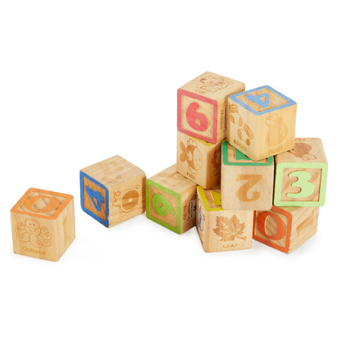 Tan Children's Cube Blocks (A+D)
