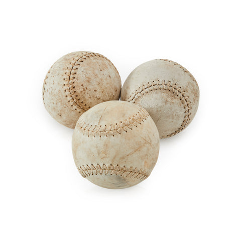 White Vintage Softballs (A+D)
