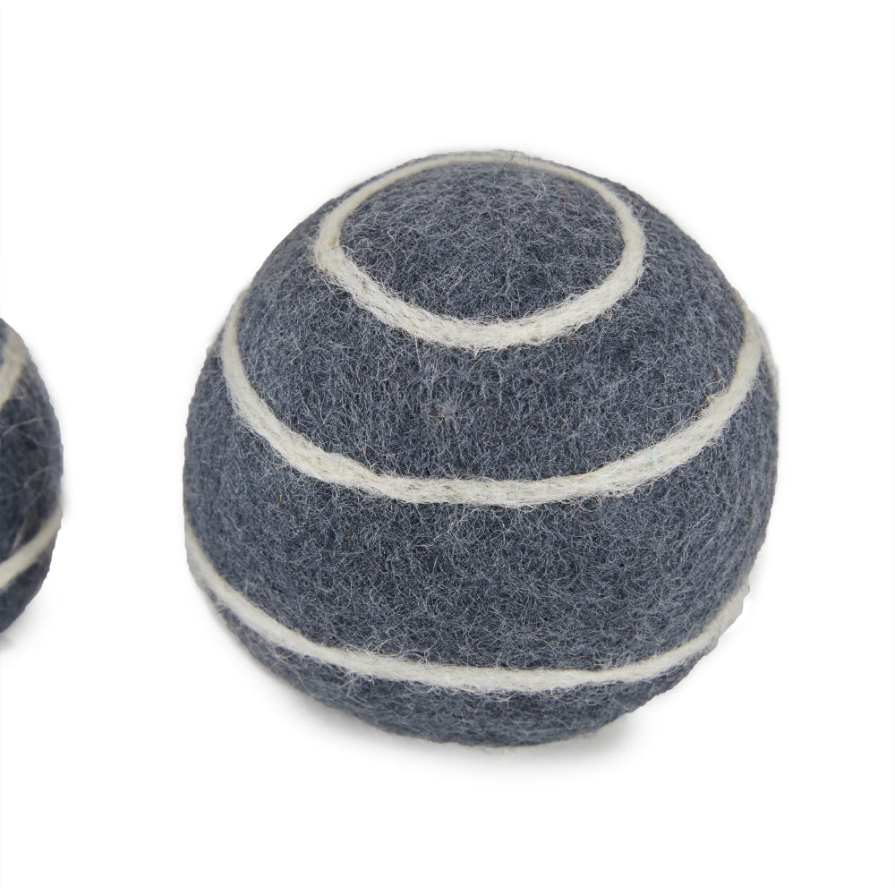 Blue Fuzzy Knitted Balls (A+D)