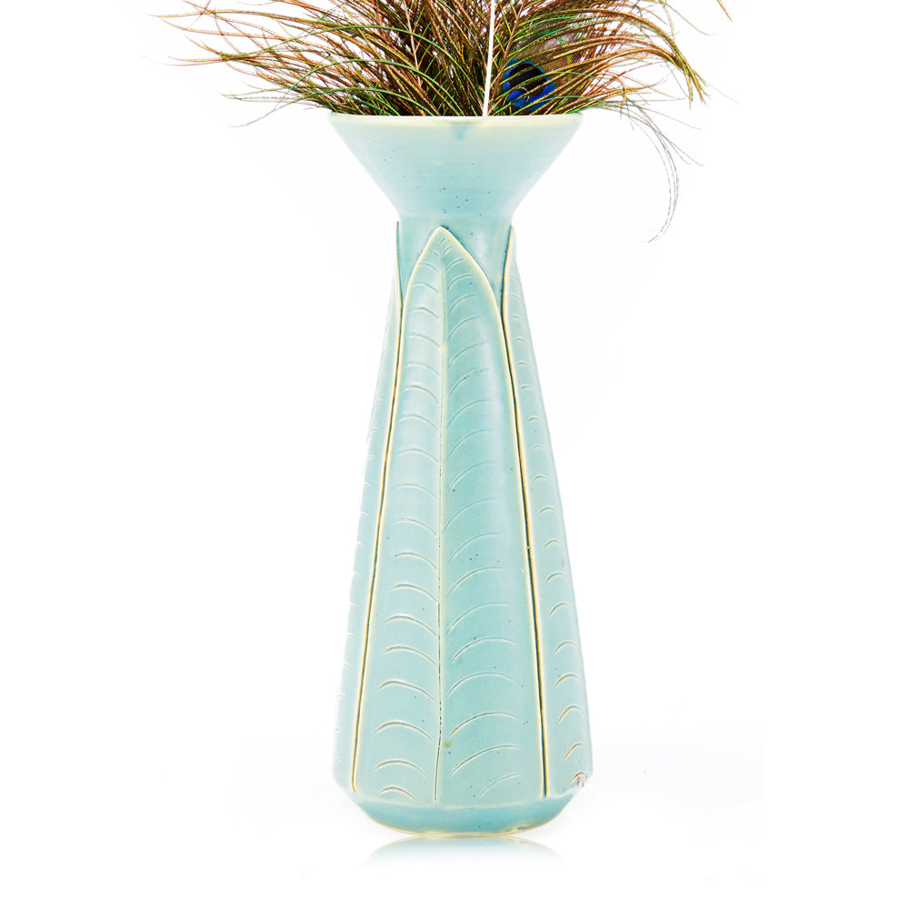 Blue Ceramic Vase (A+D)