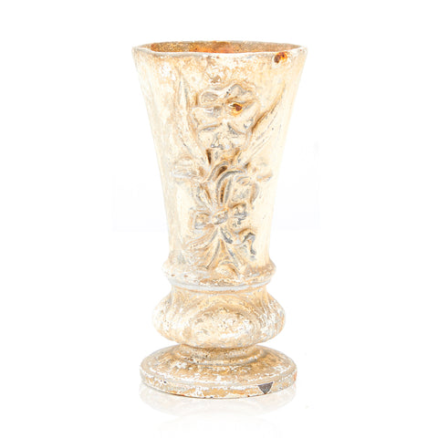 Tan Rustic Trumpet Vase - Small (A+D)