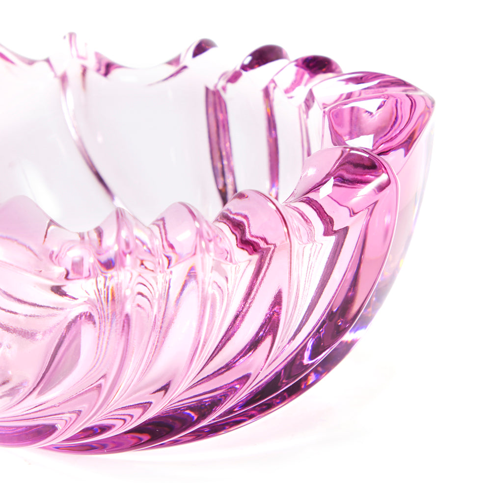Purple Glass Ashtray (A+D)