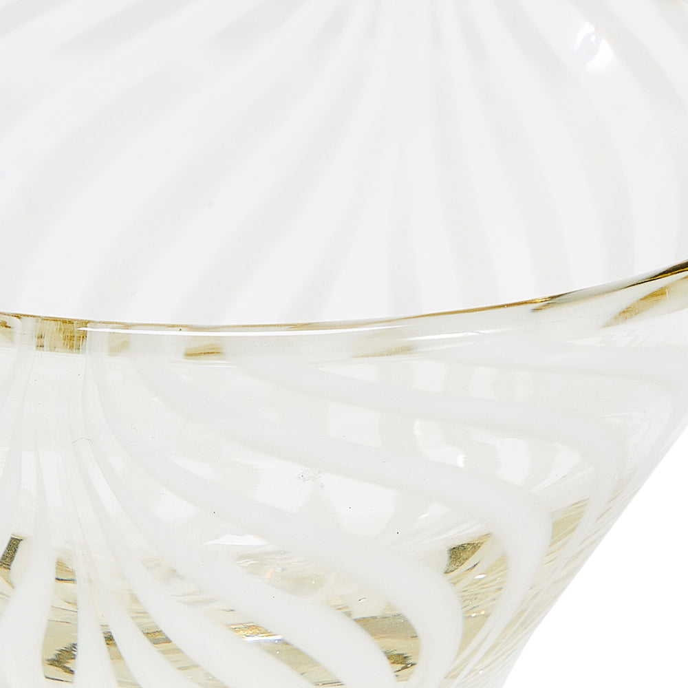 White Glass Bowl (A+D)