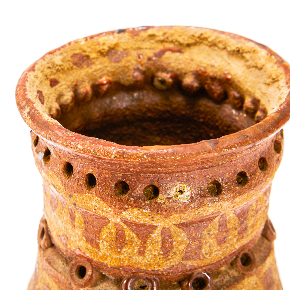 Terracotta Dimpled Vase (A+D)