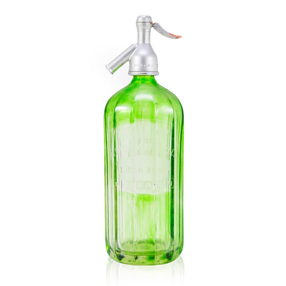 Green Glass Seltzer Bottle (A+D)