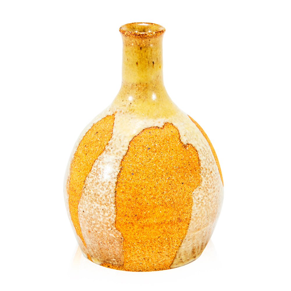 Orange  Ceramic Vase (A+D)