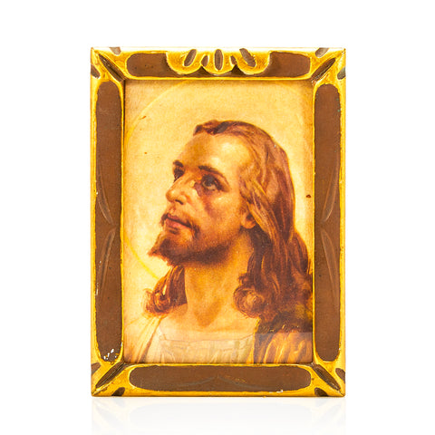 0047 (A+D) Gold Jesus Portrait