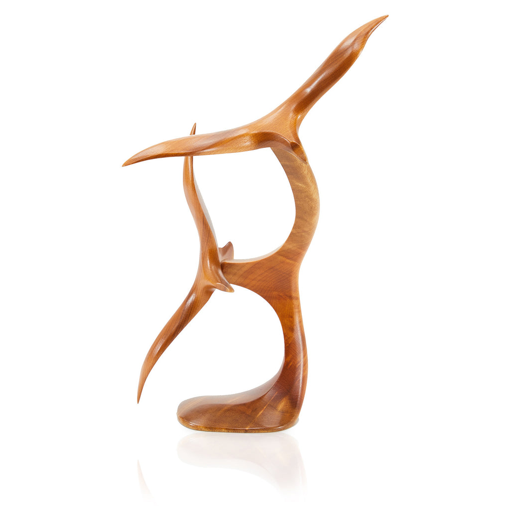 Wood Flying Birds Sculpture (A+D)