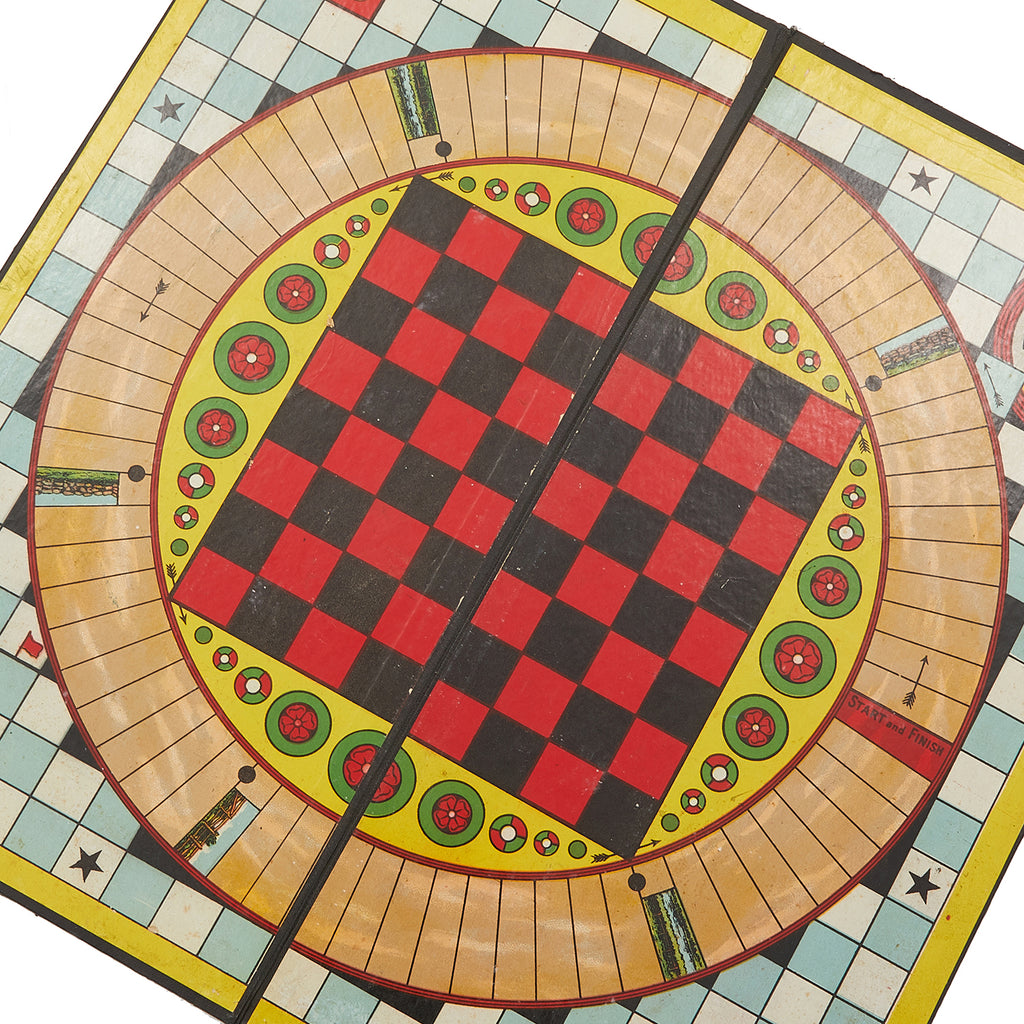 Multi Checkers and Parcheesi Board (A+D)