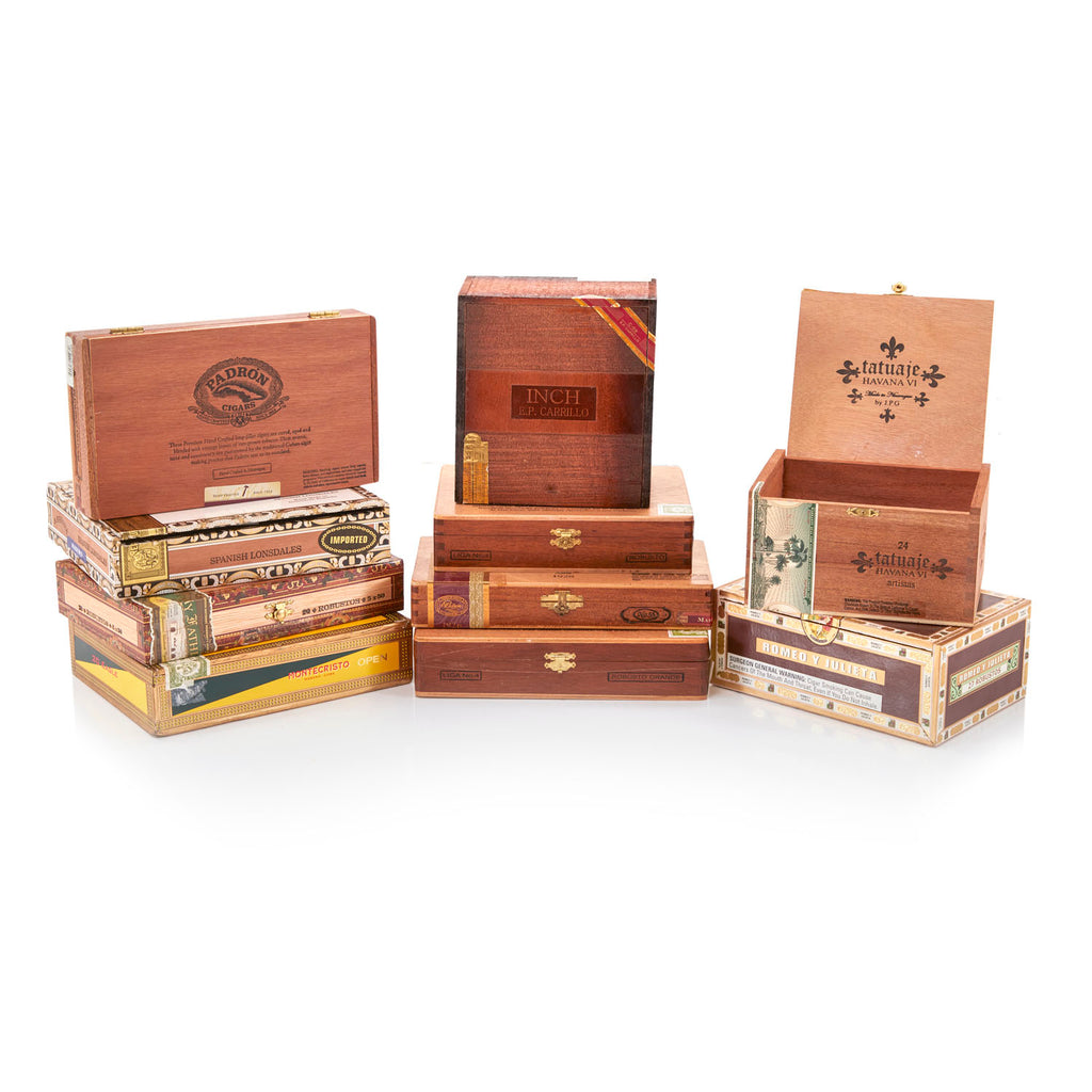 Wood 'E.P. Carillo' Cigar Box (A+D)
