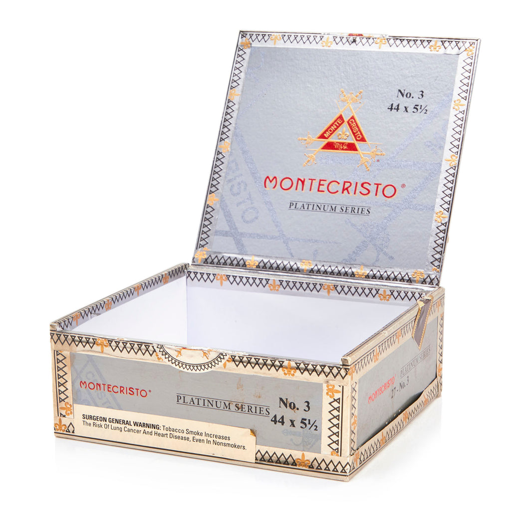Grey 'Montecristo' Cigar Box (A+D)
