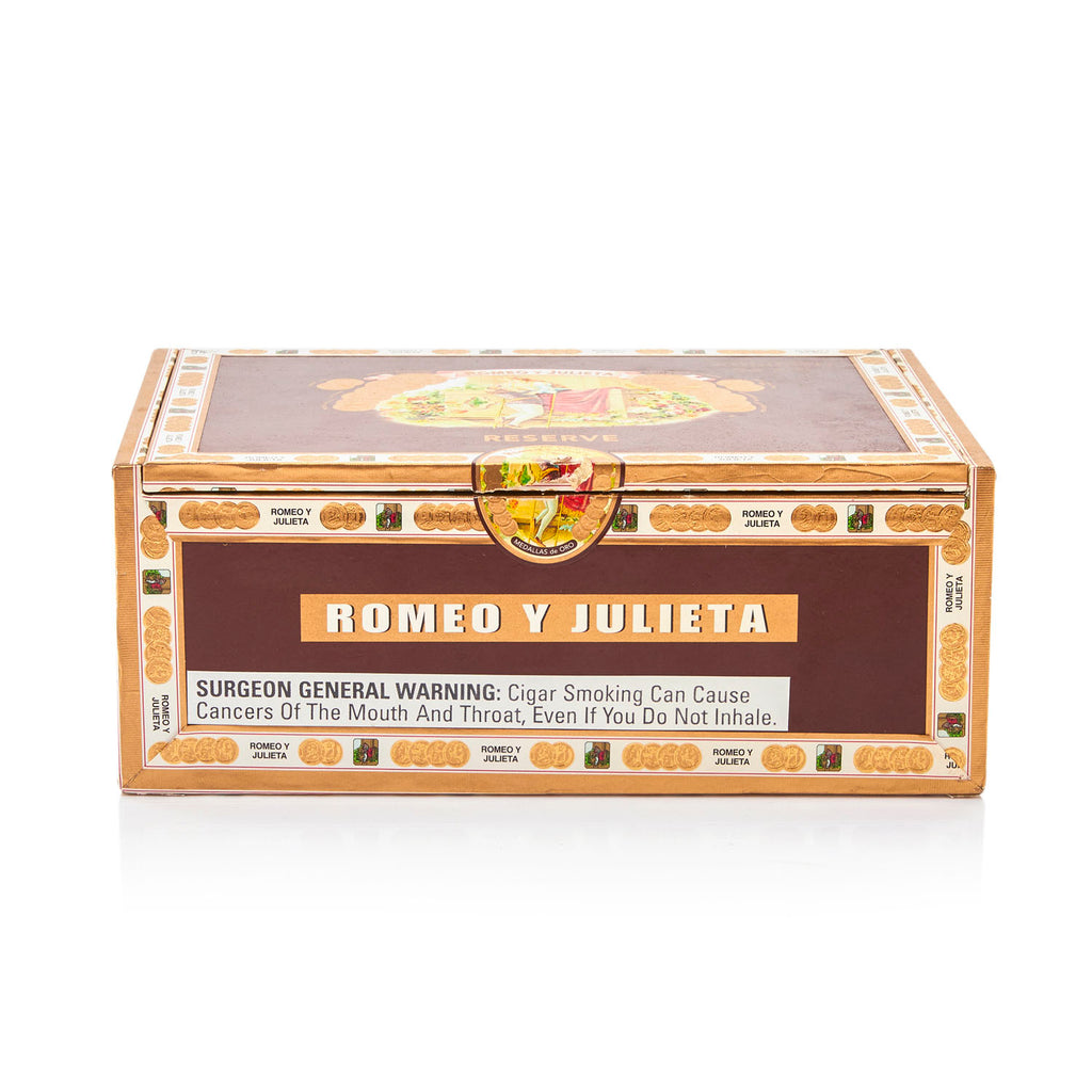 Brown 'Romeo Y Julieta' Robusto Cigar Box (A+D)