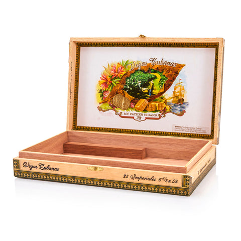 Wood 'Vegas Cubanas' Cigar Box (A+D)