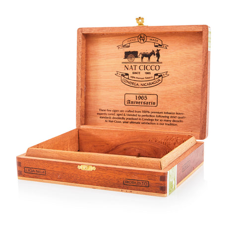 Wood 'Nat Cicco' Cigar Box (A+D)