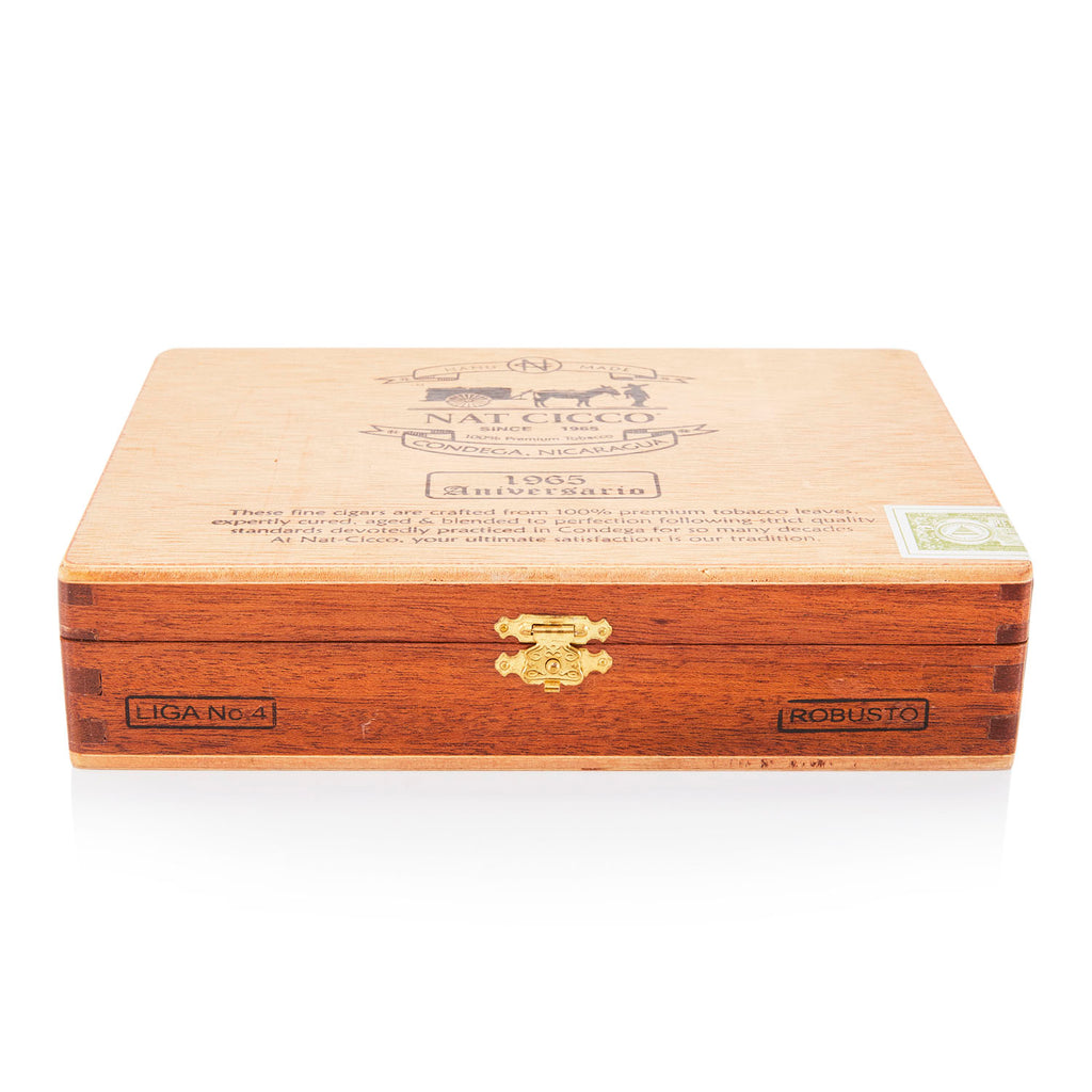 Wood 'Nat Cicco' Cigar Box (A+D)