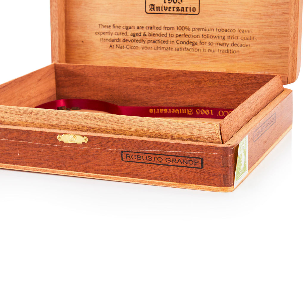 Wood 'Nat Cicco' Grande Cigar Box (A+D)