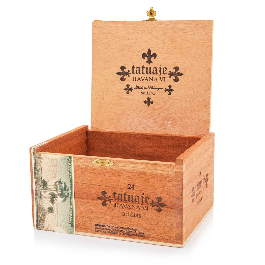 Wood 'Tatuaje' Havana VI Cigar Box (A+D)