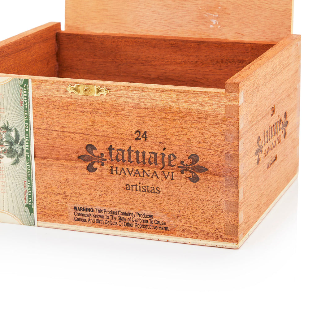 Wood 'Tatuaje' Havana VI Cigar Box (A+D)
