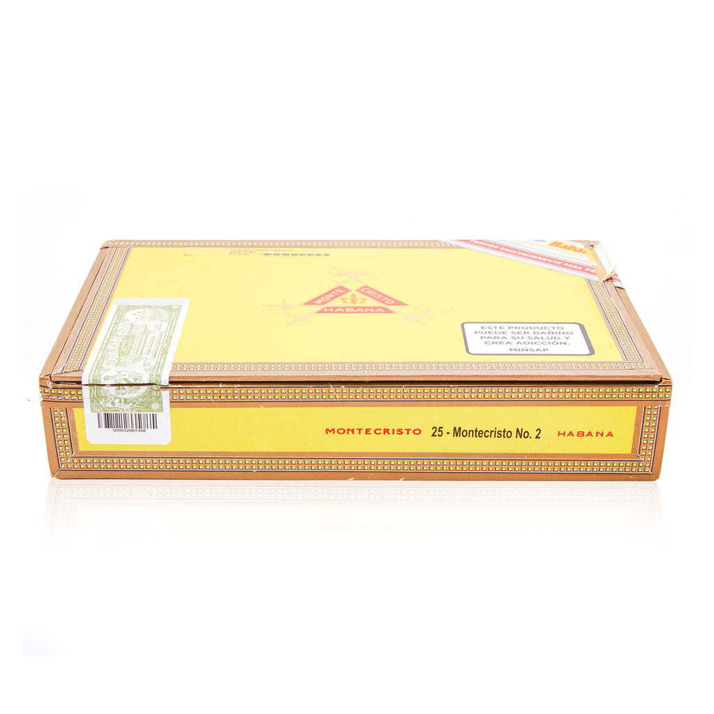 Yellow 'Montecristo' Cigar Box (A+D)
