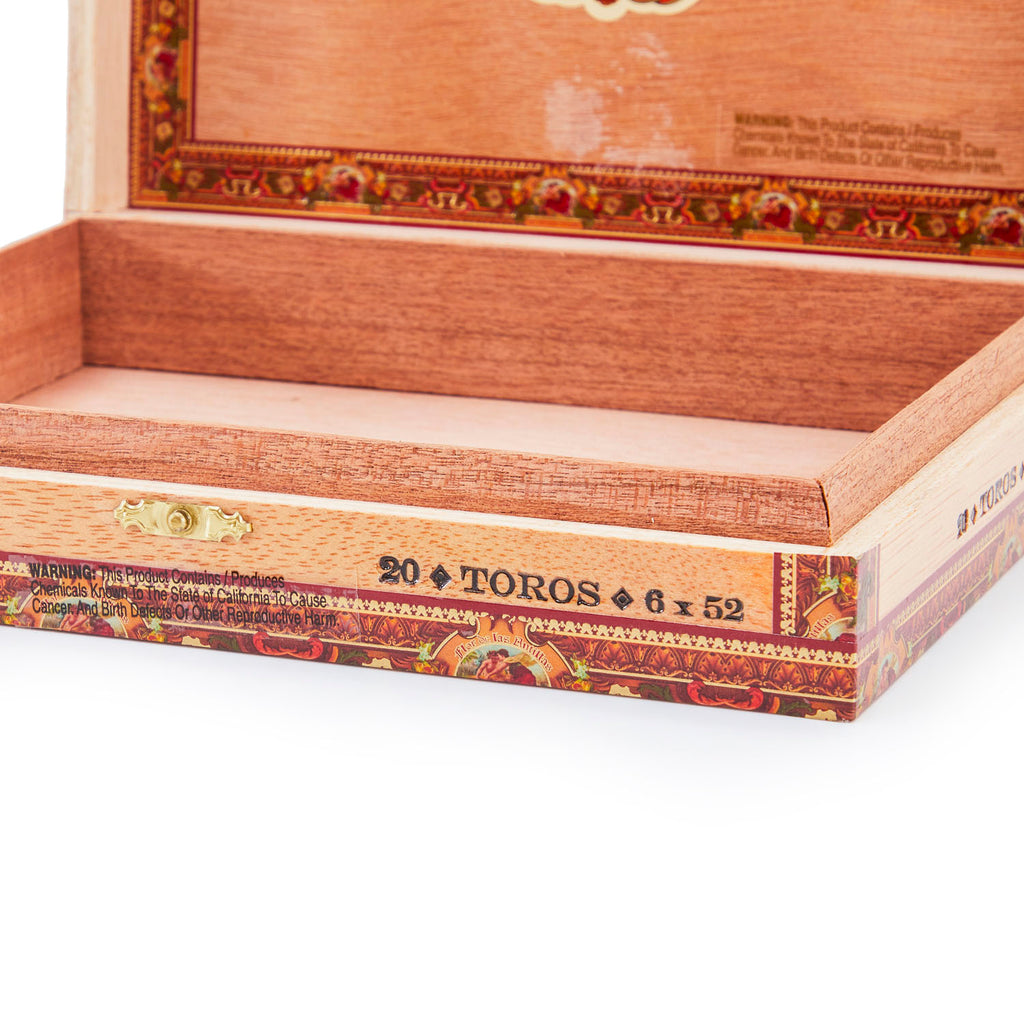 Wood 'Flor de las Antillas' Cigar Box (A+D)