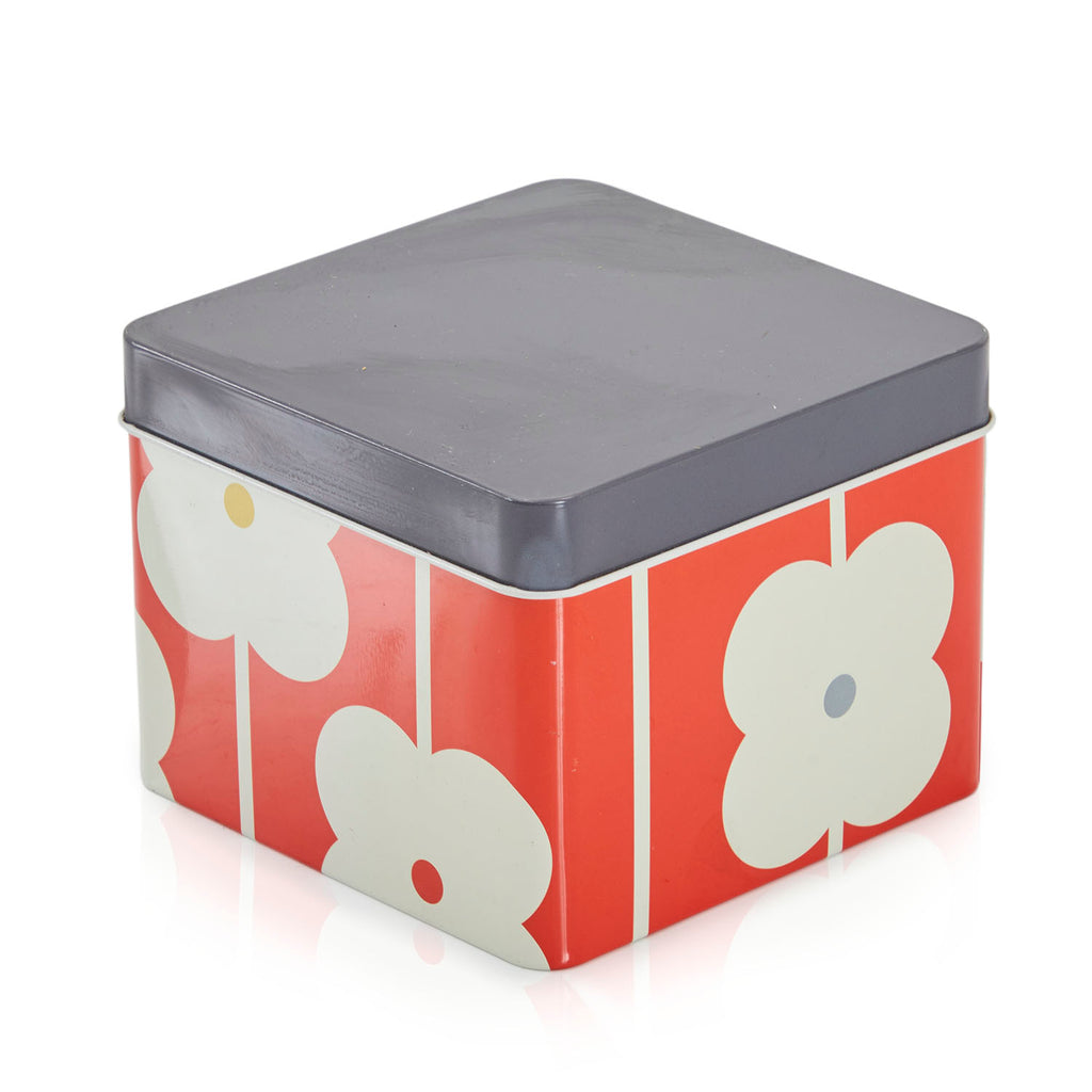 Red Tin Flower Box (A+D)