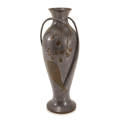 Metal Urn Vase (A+D)