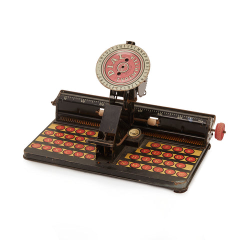 Dial Black Faux Typewriter (A+D)