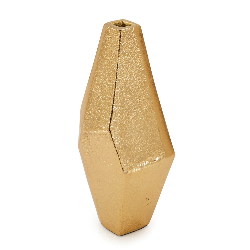 Gold Geometric Vase (A+D)