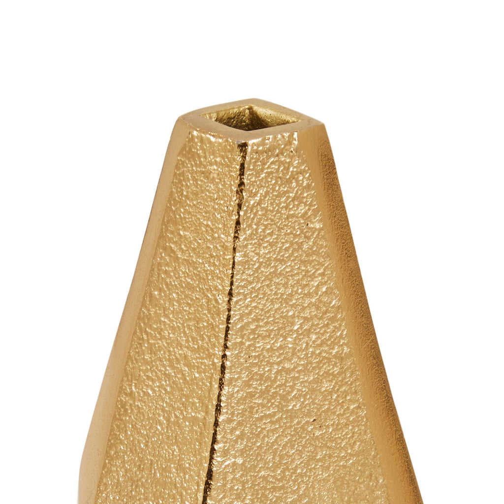 Gold Geometric Vase (A+D)