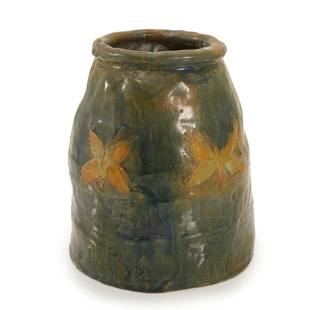 Green Ceramic Jar (A+D)