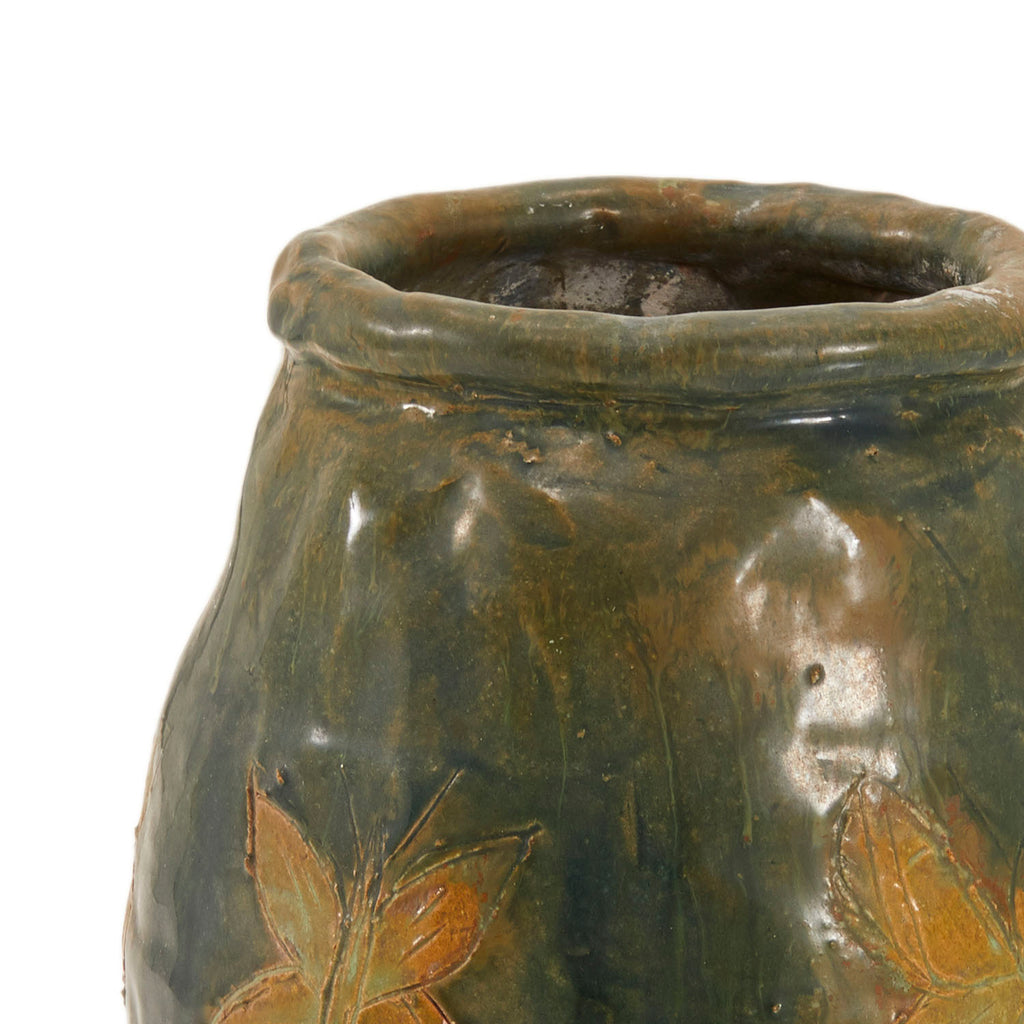 Green Ceramic Jar (A+D)