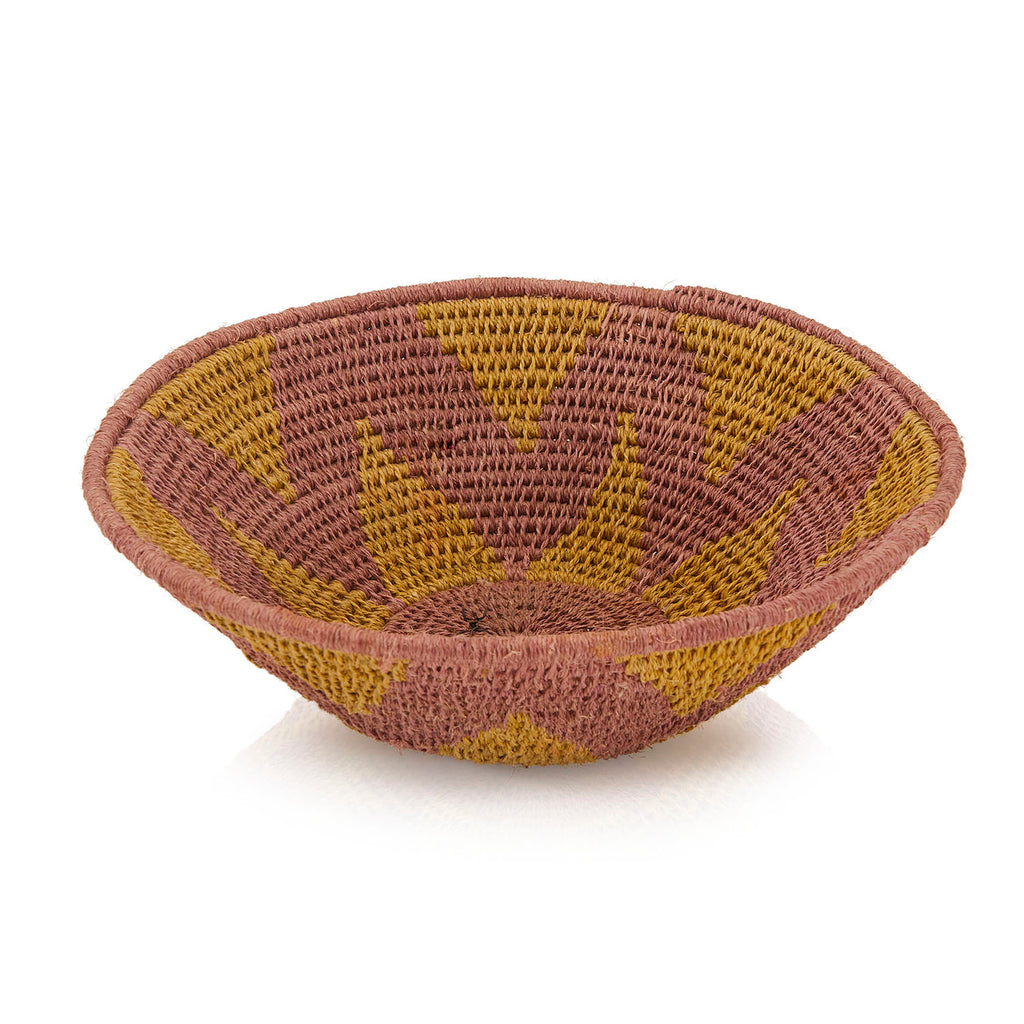 Red Yellow Woven Basket (A+D)