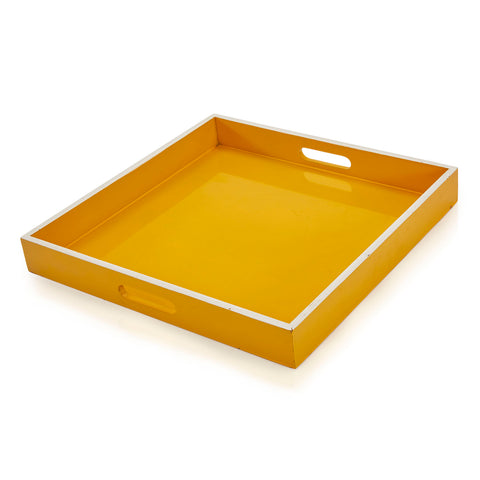 Yellow Plastic Serving Tray (A+D)