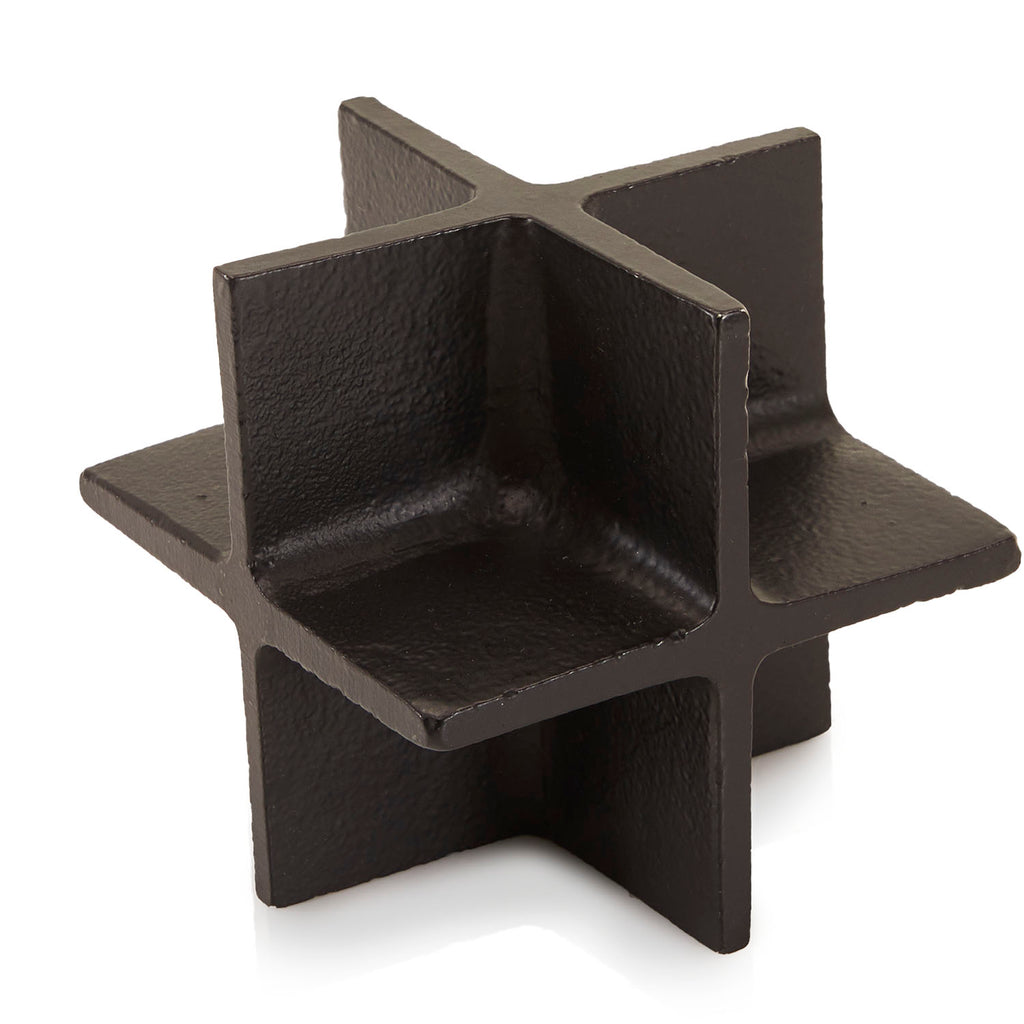 Black Geometric Paperweight (A+D)