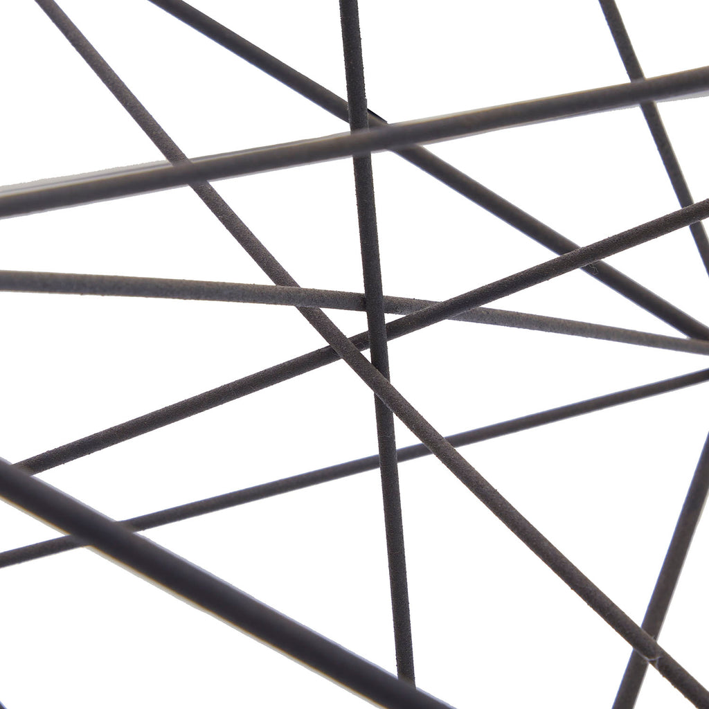 Black Geometric Wire Sculpture (A+D)