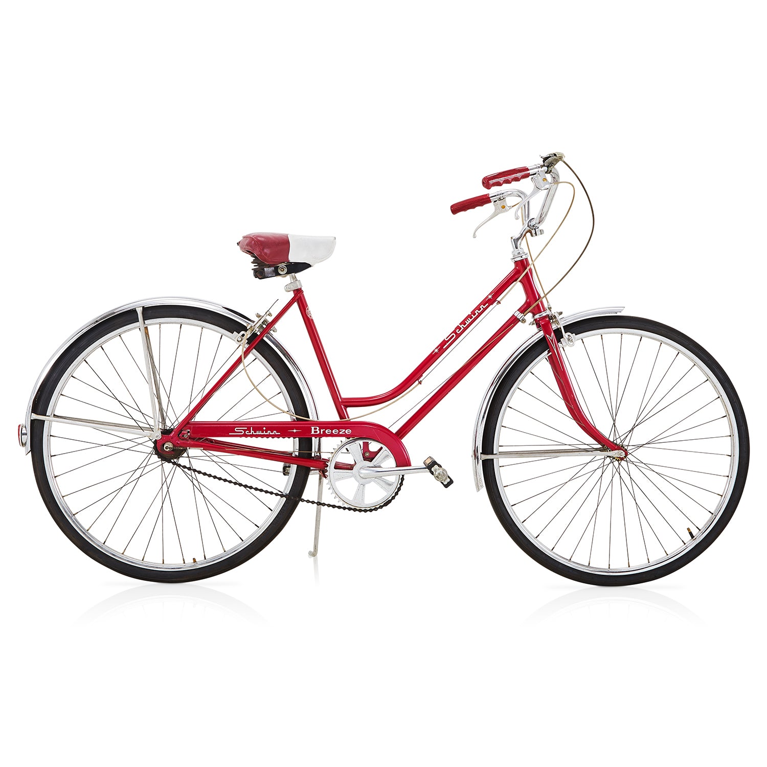 Red Schwinn Breeze Cruiser Bike Gil Roy Props