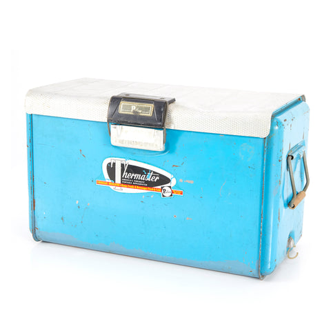 Vintage Blue Thermaster Portable Ice Box