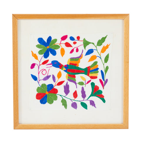 1143 (A+D) Multi-Colored Embroidery Bird