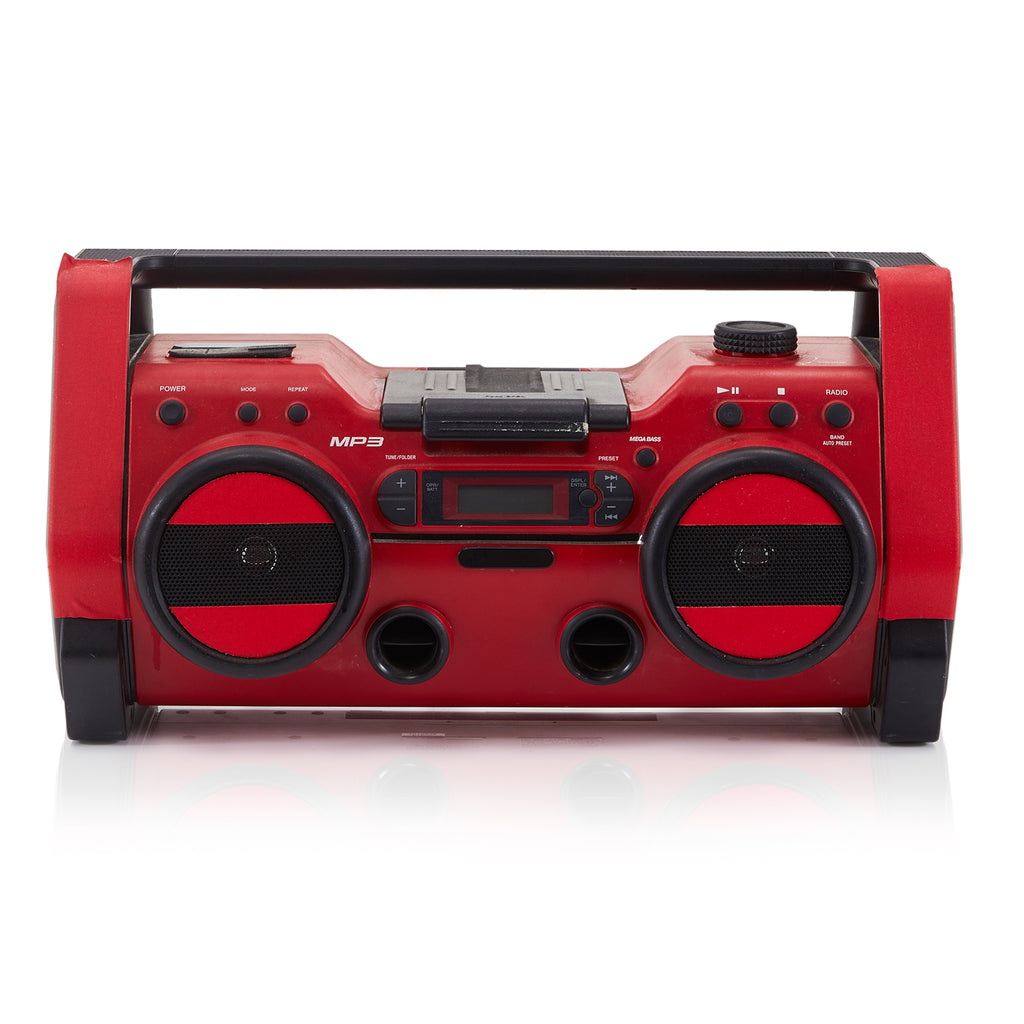 Red MP3 Boombox