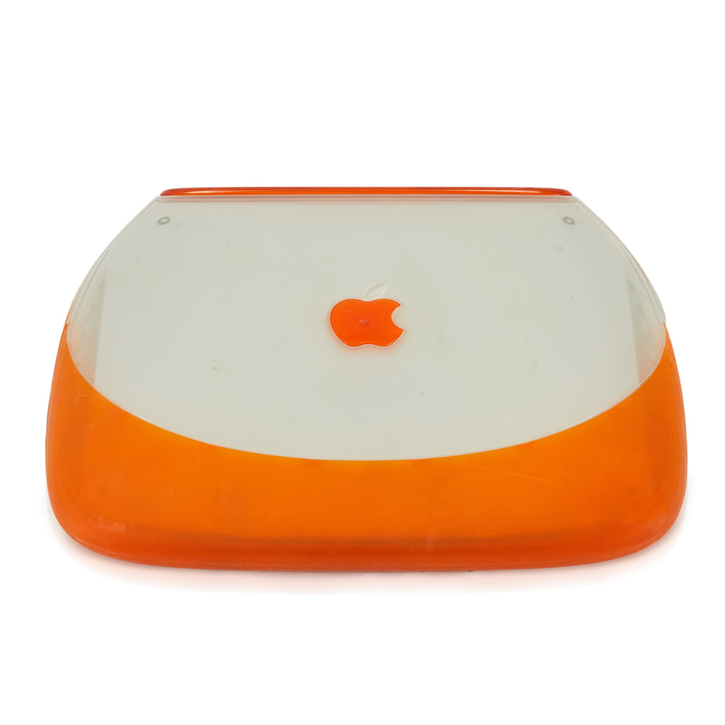 Orange Apple iBook Laptop