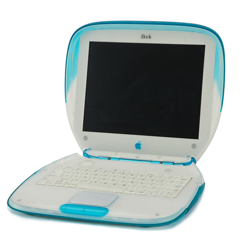 Blue Apple iBook Laptop