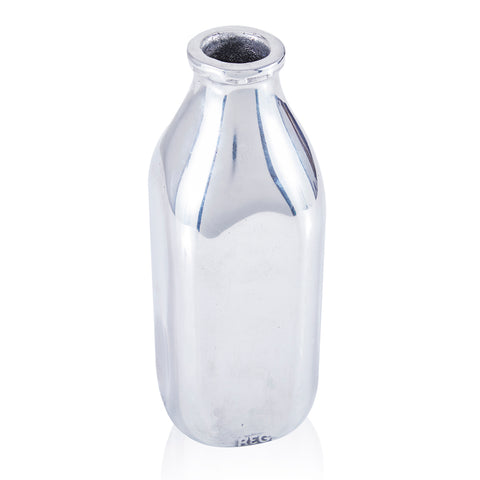 Chrome Milk Bottle