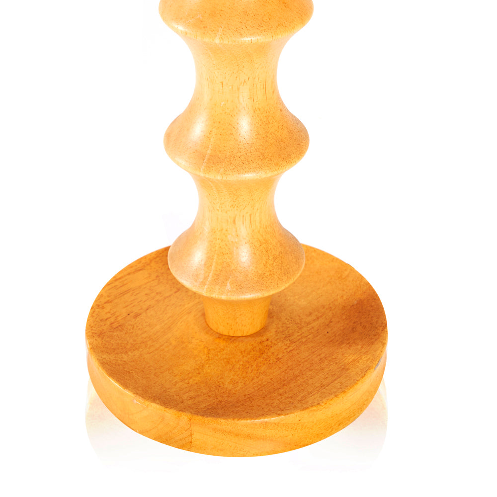 Wooden Concave Pattern Lamp