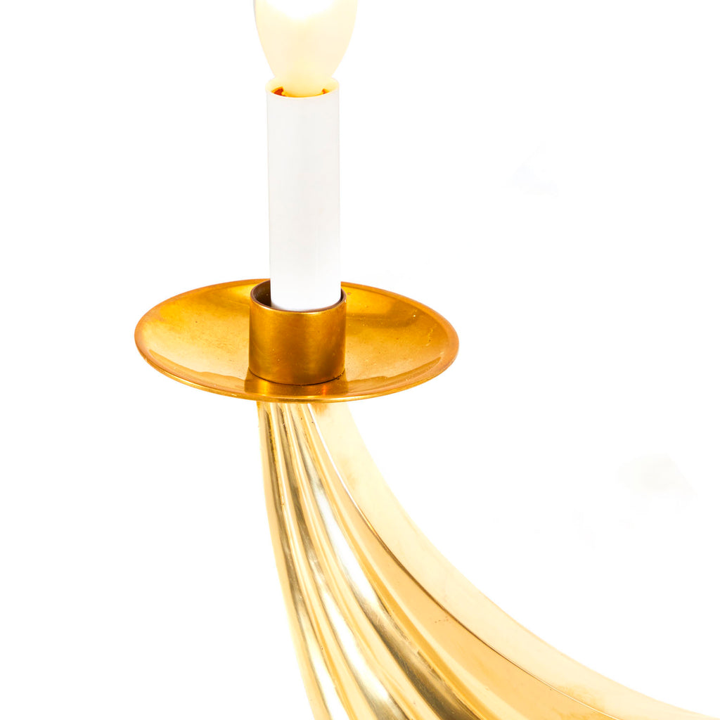 Gold Candelabra Lamp
