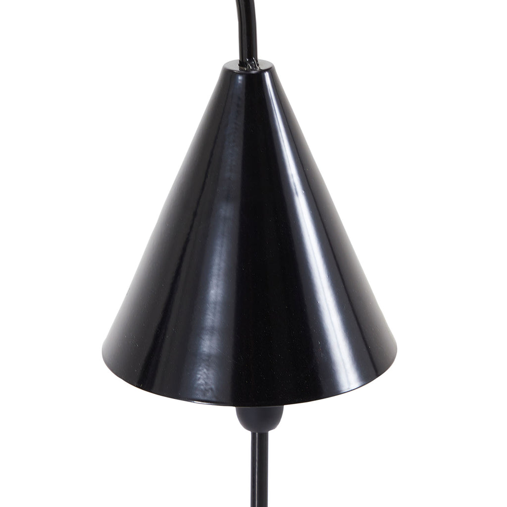 Black Modern Curved Infinity Lamp