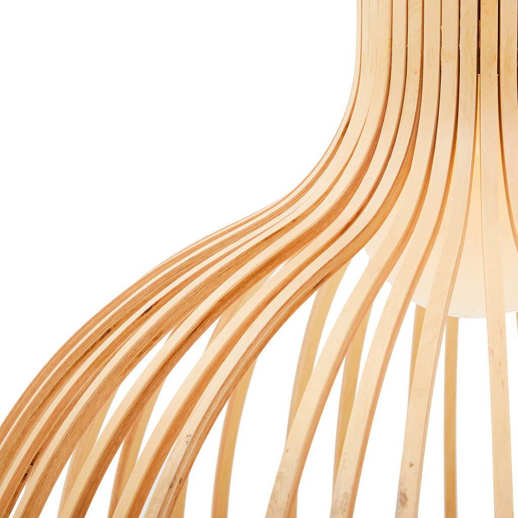 Contemporary Bentwood Pendant Lamp