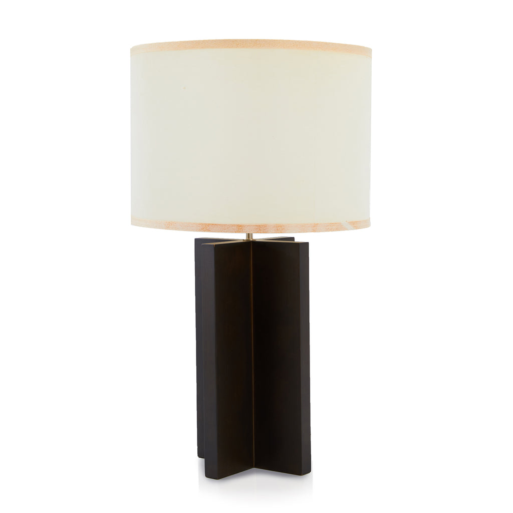 Black X Base Table Lamp