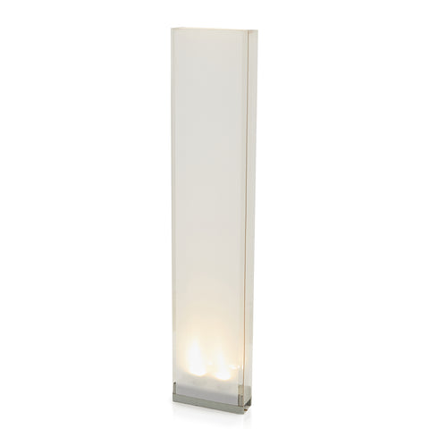 White Translucent Cortina Floor Lamp