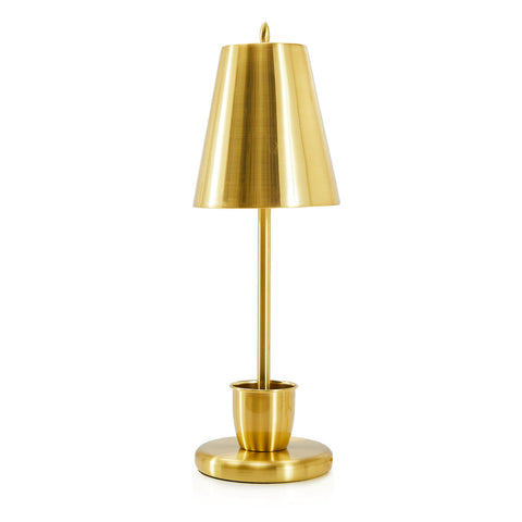 Gold Ashtray Table Lamp