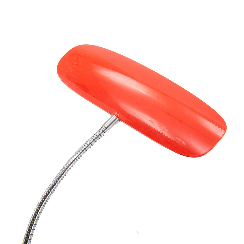 Red Plastic Gooseneck Lamp